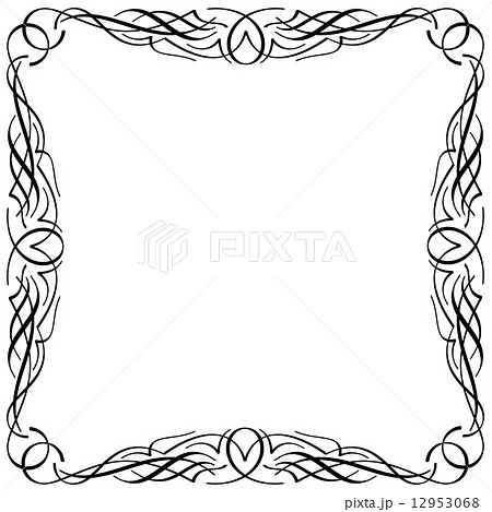 calligraphic frame calligraphic frame 12953068