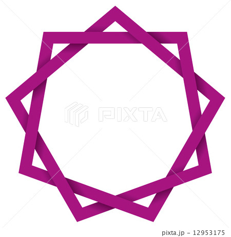 Purple Enneagram 3D 12953175