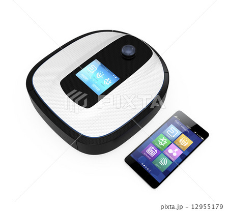 スマホで掃除ロボットをコントロールする。 12955179