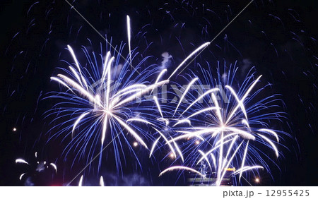 Fireworks in Big Eeuropean city Riga Fireworks in Big Eeuropean city Riga 12955425