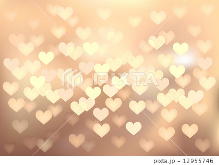 Pastel festive lights in heart shape, vector background.  12955746