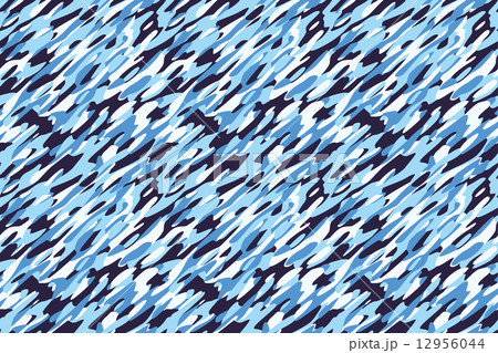 Camouflage Winter Snow White Blue Background 12956044