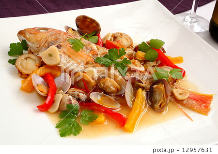 アクアパッツア　魚料理 12957631