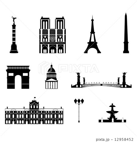 Landmarks of Paris Landmarks of Paris 12958452