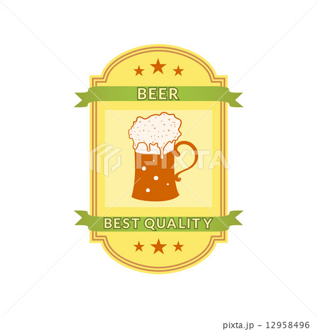 Retro vector beer label 12958496