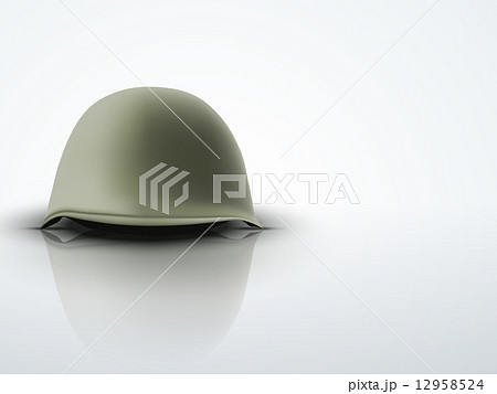 Background with Military classic helmet 12958524