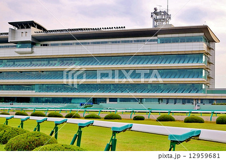 阪神競馬場の写真素材