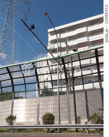 有料道路に設置されたビーコン　 12960453