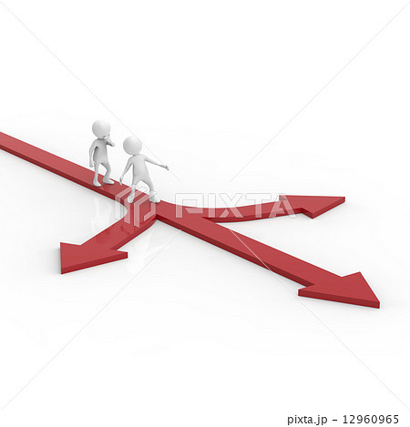 分岐点と人 12960965