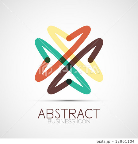 Line design loop logo 12961104
