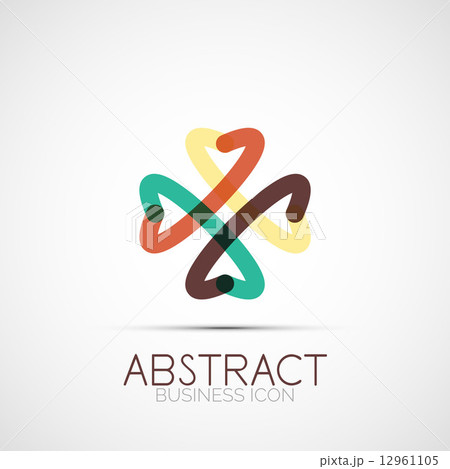Line design loop logo 12961105