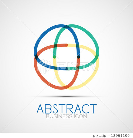 Line design loop logo 12961106