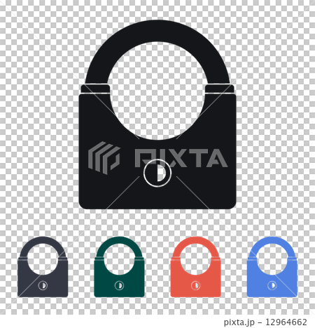 Modern Padlock Icon, Vector Illustration - Stock Illustration [12964662 ...