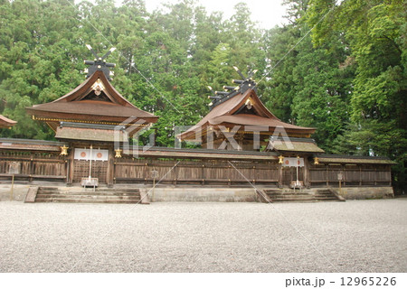 熊野本宮大社の本殿（田辺市本宮／和歌山県） 12965226