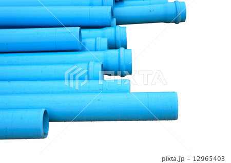 pvc pipes isolated pvc pipes isolated 12965403