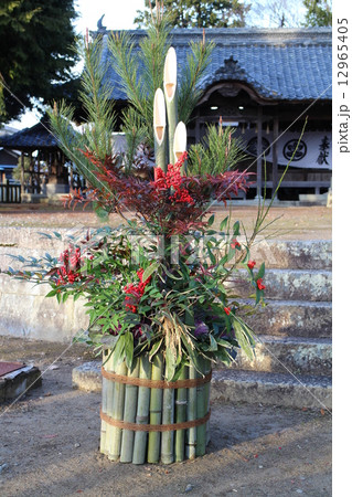 神社の角松　左 12965405