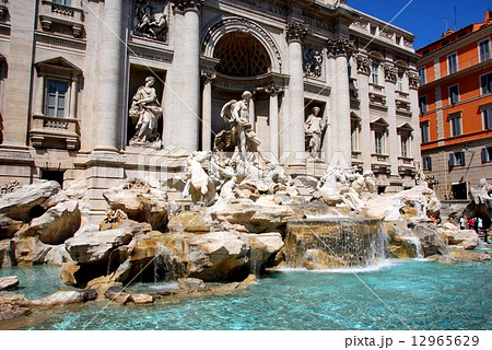 Fontana di Trevi in Rome, Italy Fontana di Trevi in Rome, Italy 12965629