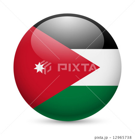 Round glossy icon of Jordan Round glossy icon of Jordan 12965738