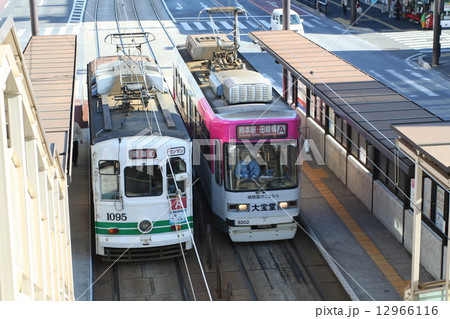 停留所の熊本市電 12966116