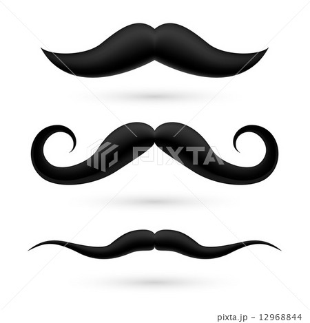 A set of three moustache A set of three moustache 12968844