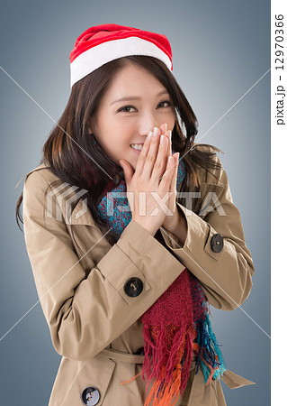 christmas woman christmas woman 12970366