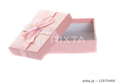 Open pink gift box isolated on white. Open pink gift box isolated on white. 12970466