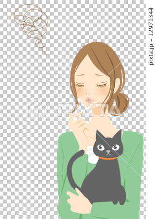 我有一隻帶貓的貓困擾我。 我有一隻帶貓的貓困擾我。 12971344