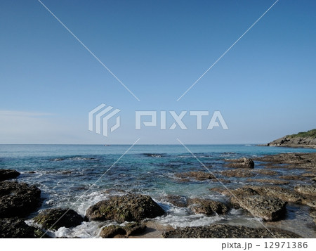 台湾 墾丁国家公園 白沙湾海水浴場 台湾 墾丁国家公園 白沙湾海水浴場 12971386