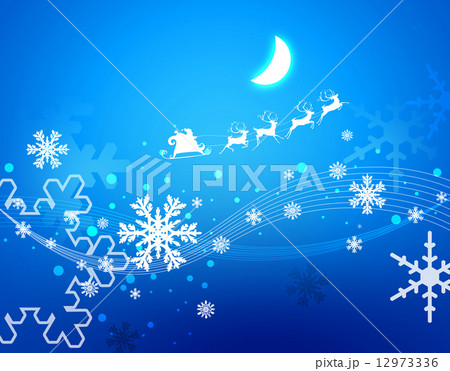 クリスマス背景のイラスト素材