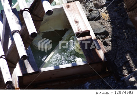 湯の花の採取 12974992