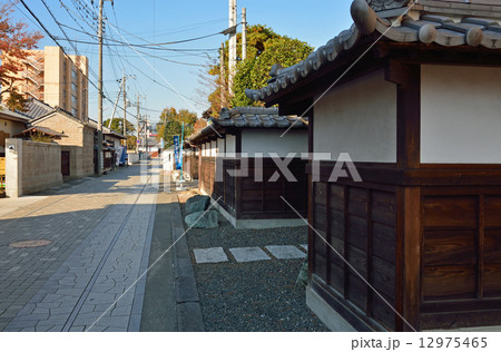 館林散歩 歴史の小径 田中正造記念館と武鷹館の写真素材