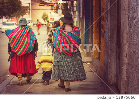 Bolivian people in La Paz Bolivian people in La Paz 12975666