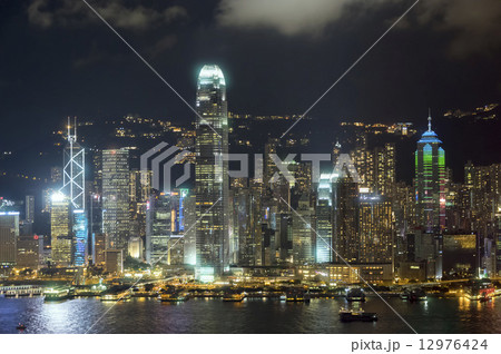 香港の夜景 12976424