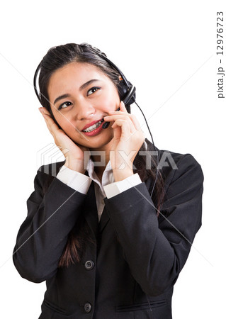 Friendly call center operator Friendly call center operator 12976723