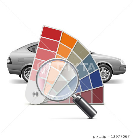 Vector Color Palette for Car 12977067