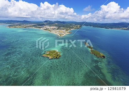 沖縄空撮 名護市 辺野古 基地建設予定地 12981079