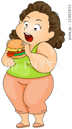 Eating Burger 12982652