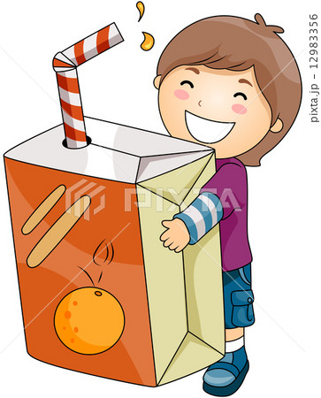 Boy with Orange Drink 12983356