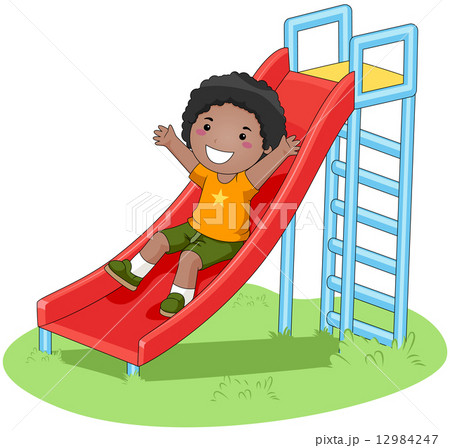 Boy sliding 12984247
