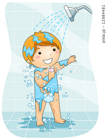 Kid in the Shower Kid in the Shower 12984481