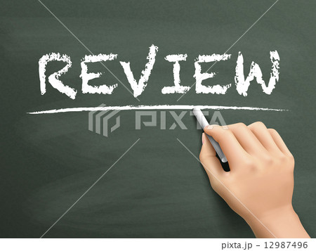 かく 復習 レビューのイラスト素材