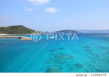 阿嘉大橋から見た海 12990470