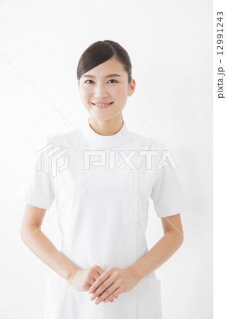 メディカルイメージ 白衣の女性の写真素材