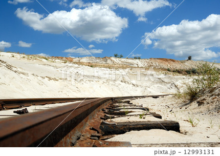 Old rusty railway 12993131