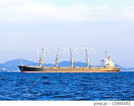 Large ship on sea 12993201