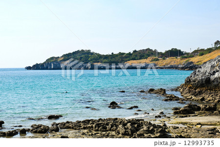 Tumpung beach at Sichang Island ,Chonburi ,Thailand. Tumpung beach at Sichang Island ,Chonburi ,Thailand. 12993735