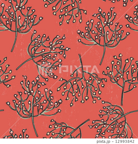 Tender twigs seamles pattern 12993842