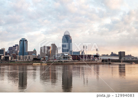 Cincinnati downtown panoramic overview 12994083