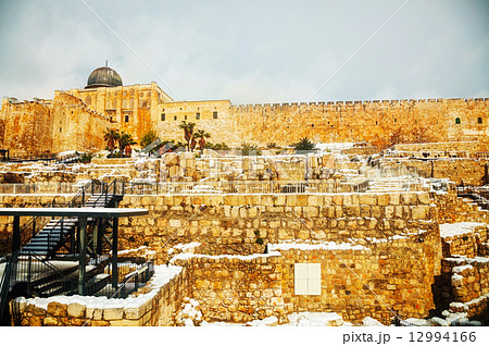 Ophel ruins in the Old city of Jerusalem 12994166