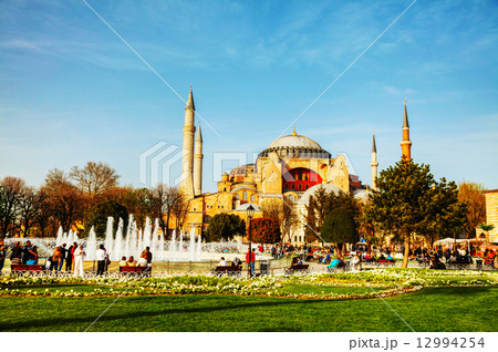 Hagia Sophia in Istanbul, Turkey in the morning 12994254